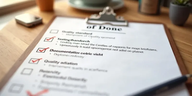 Definicja Ukończenia: Lista Kontrolna i Jej Znaczenie